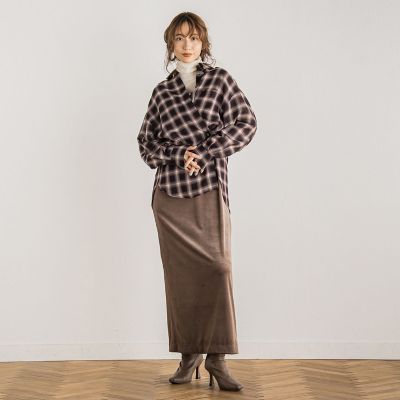 ビアンカビエラチェックシャツ≪手洗い可能≫
