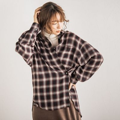 ビアンカビエラチェックシャツ≪手洗い可能≫