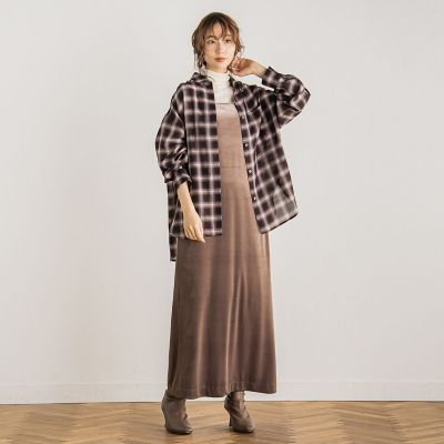 ビアンカビエラチェックシャツ≪手洗い可能≫