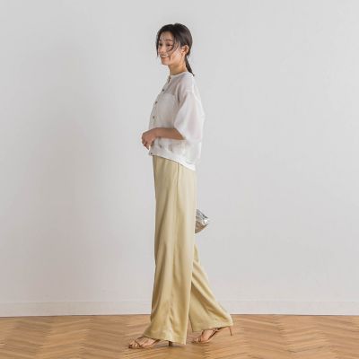 変わり織メッシュカーディガン≪手洗い可能≫