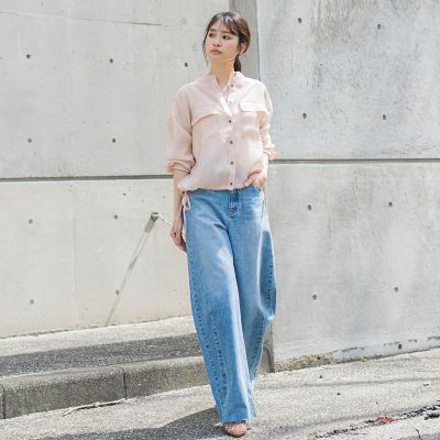 セミシアードロストブラウス≪手洗い可能≫