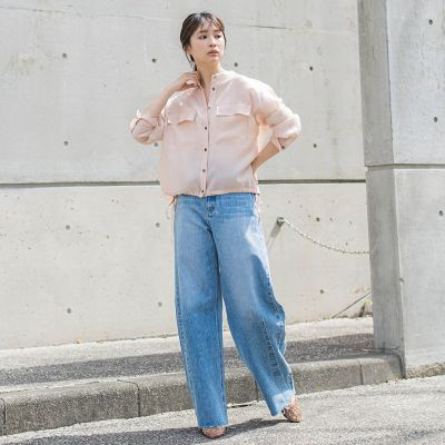 セミシアードロストブラウス≪手洗い可能≫