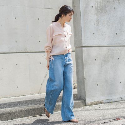 セミシアードロストブラウス≪手洗い可能≫