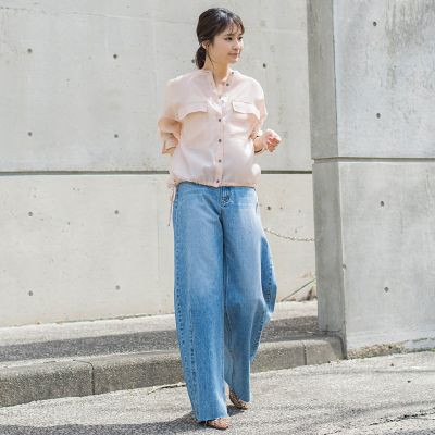 セミシアードロストブラウス≪手洗い可能≫