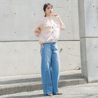 セミシアードロストブラウス≪手洗い可能≫