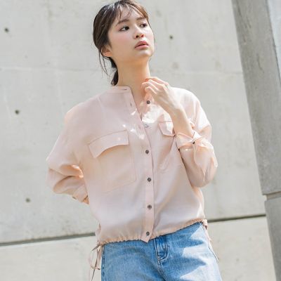 セミシアードロストブラウス≪手洗い可能≫