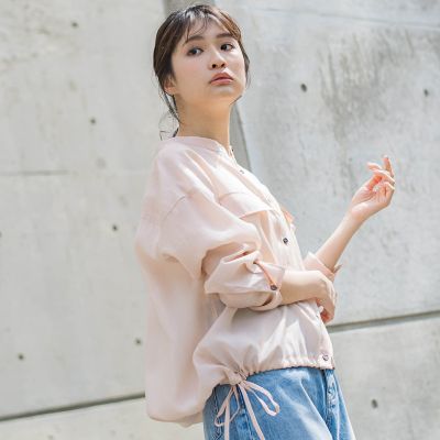 セミシアードロストブラウス≪手洗い可能≫
