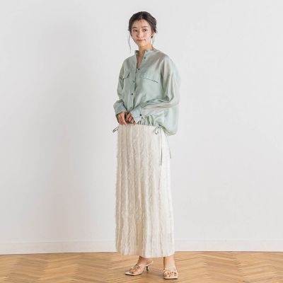 セミシアードロストブラウス≪手洗い可能≫