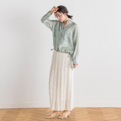 セミシアードロストブラウス≪手洗い可能≫