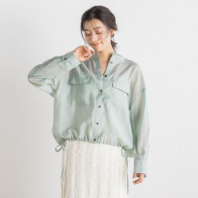 セミシアードロストブラウス≪手洗い可能≫