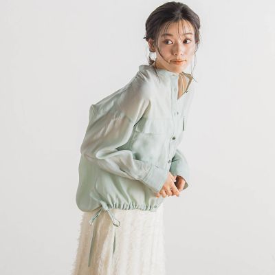 セミシアードロストブラウス≪手洗い可能≫