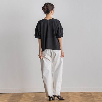 WEB限定】カラミタンブラーリボンブラウス≪手洗い可能