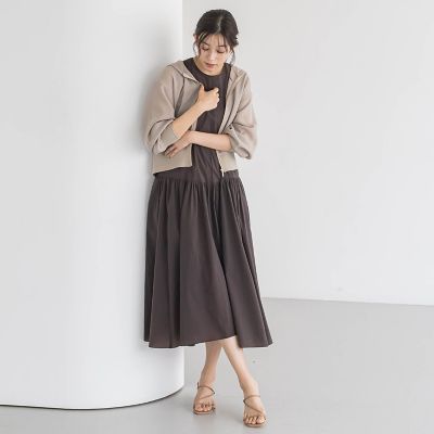 変わり織りメッシュパーカー≪手洗い可能≫