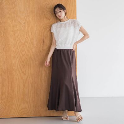 シアーカットジャガードブラウス≪洗濯機で洗える≫