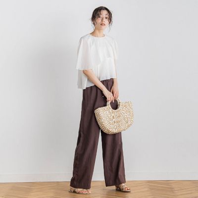 【ＷＥＢ限定】気流染めティアードブラウス≪手洗い可能≫