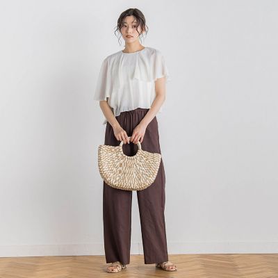 【ＷＥＢ限定】気流染めティアードブラウス≪手洗い可能≫