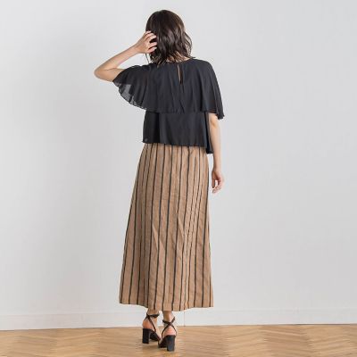 【ＷＥＢ限定】気流染めティアードブラウス≪手洗い可能≫