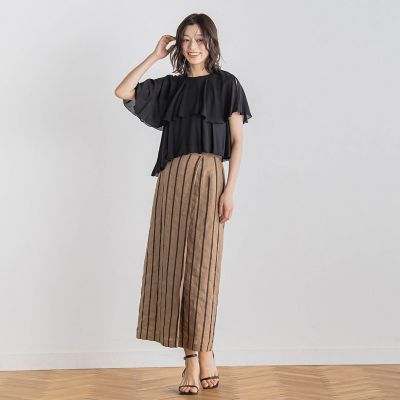 【ＷＥＢ限定】気流染めティアードブラウス≪手洗い可能≫