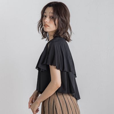 【ＷＥＢ限定】気流染めティアードブラウス≪手洗い可能≫