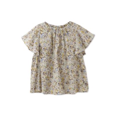 【ＷＥＢ限定】フラワープリントブラウス≪手洗い可能≫
