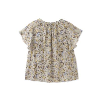 【ＷＥＢ限定】フラワープリントブラウス≪手洗い可能≫