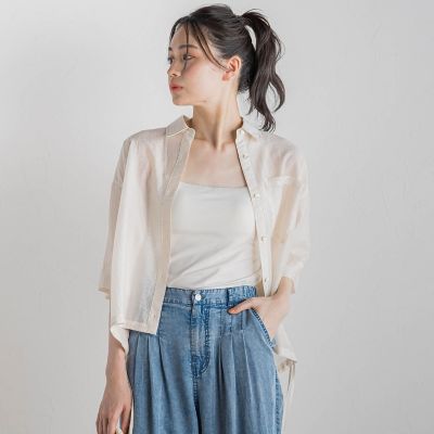 シアーシャツ≪手洗い可能≫