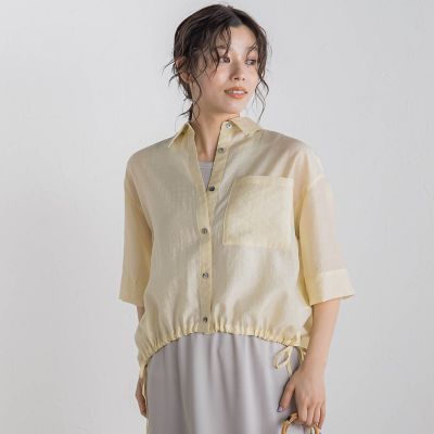 シアーシャツ≪手洗い可能≫