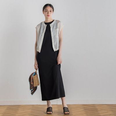 リネンドロストノースリブラウス≪手洗い可能≫