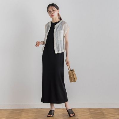 リネンドロストノースリブラウス≪手洗い可能≫