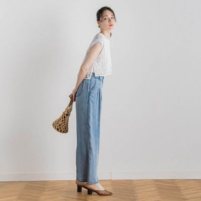 コットンレースベスト≪手洗い可能≫ | Droite lautreamont (Women