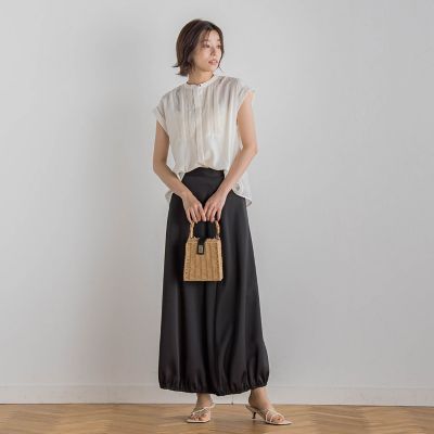 【ＷＥＢ限定】コットンライクローンブラウス≪手洗い可能≫
