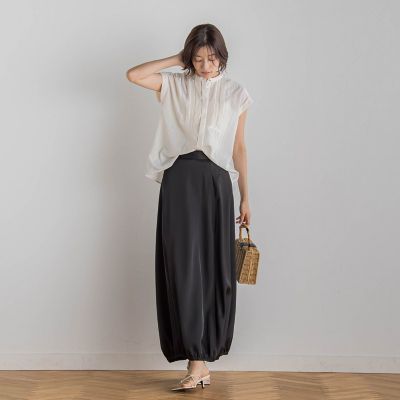 【ＷＥＢ限定】コットンライクローンブラウス≪手洗い可能≫