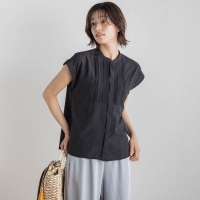 【ＷＥＢ限定】コットンライクローンブラウス≪手洗い可能≫