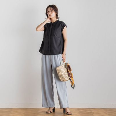 【ＷＥＢ限定】コットンライクローンブラウス≪手洗い可能≫