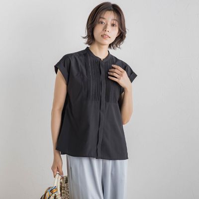 【ＷＥＢ限定】コットンライクローンブラウス≪手洗い可能≫