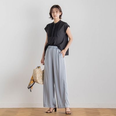 【ＷＥＢ限定】コットンライクローンブラウス≪手洗い可能≫