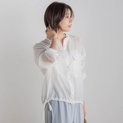 セミシアードロストブラウス≪手洗い可能≫