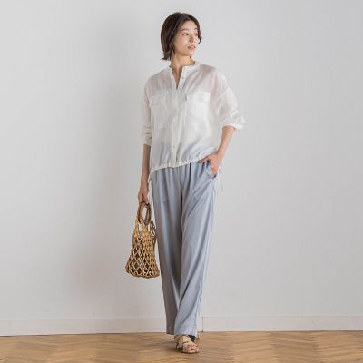 セミシアードロストブラウス≪手洗い可能≫