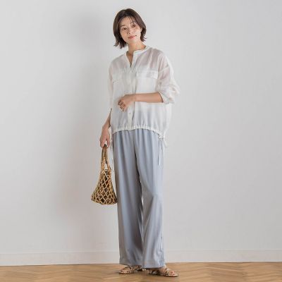 セミシアードロストブラウス≪手洗い可能≫