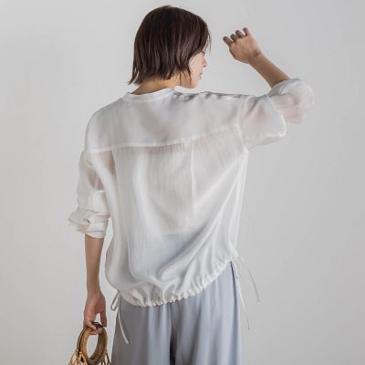 セミシアードロストブラウス≪手洗い可能≫
