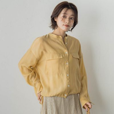 セミシアードロストブラウス≪手洗い可能≫