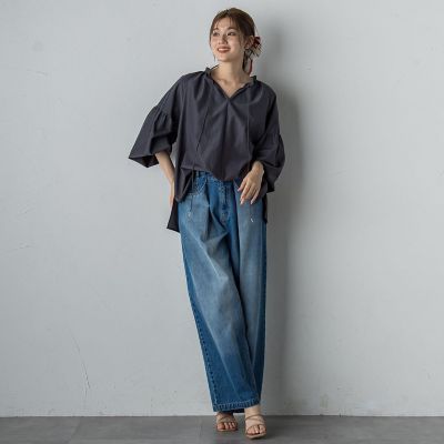 美品　ポールスミス とろみ フリルブラウス 袖裏マルチカラー 38 アセテート 美品 ポールスミス とろみ フリルブラウス 袖裏マルチカラー 38