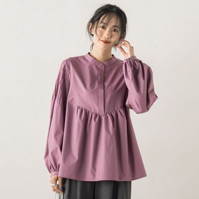 Droite lautreamont (Women)/ドロワットロートレアモン TCタイプライターブラウス&#8810;洗濯機で洗える&#8811; 16パープル トップス【三越伊勢丹/公式】