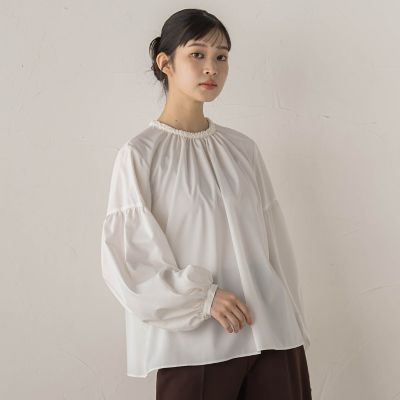 Droite lautreamont (Women)/ドロワットロートレアモン ブレードブラウス&#8810;洗濯機で洗える&#8811; 02オフホワイト トップス【三越伊勢丹/公式】