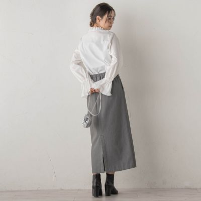 襟フリルブラウス≪洗濯機で洗える≫ | Droite lautreamont (Women