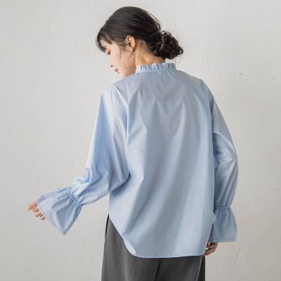 【NEW】ドロワットロートレアモン（Droite lautreamont）/襟フリルブラウス≪洗濯機で洗える≫ 襟フリルブラウス≪洗濯機で洗える≫ | Droite lautreamont (Women