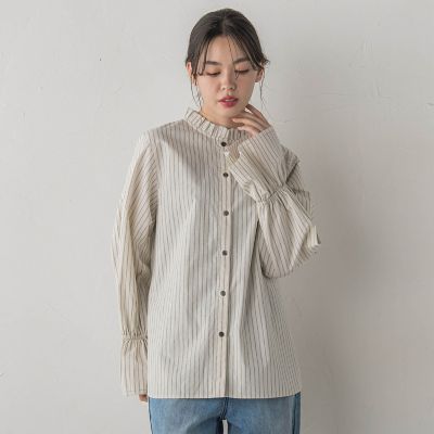 襟フリルブラウス≪洗濯機で洗える≫ | Droite lautreamont (Women