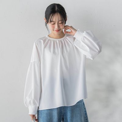 ＜Droite lautreamont (Women)＞ブレードブラウス≪洗濯機で洗える≫