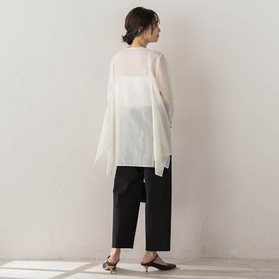 ヘムフレアシアーチュニックブラウス | Droite lautreamont (Women
