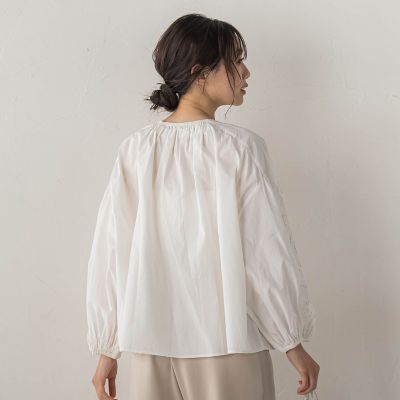 フラワーエンブロイダリーブラウス | Droite lautreamont (Women